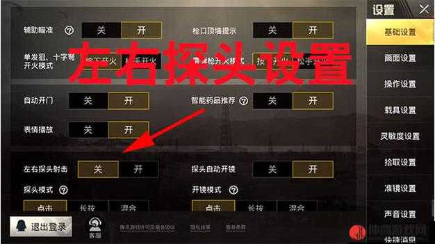 和平精英探头设置攻略：轻松掌握探头功能的开启与调整位置详解