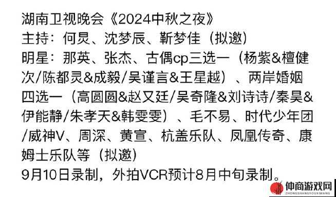 湖南卫视中秋之夜节目单揭秘，探索资源管理背后的艺术与高效策略