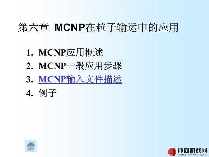 一个一个轮 MCNP：关于其详细介绍与相关应用探讨